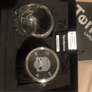 Tendence Gulliver hydrogen skull watch with Crystal skull shot
